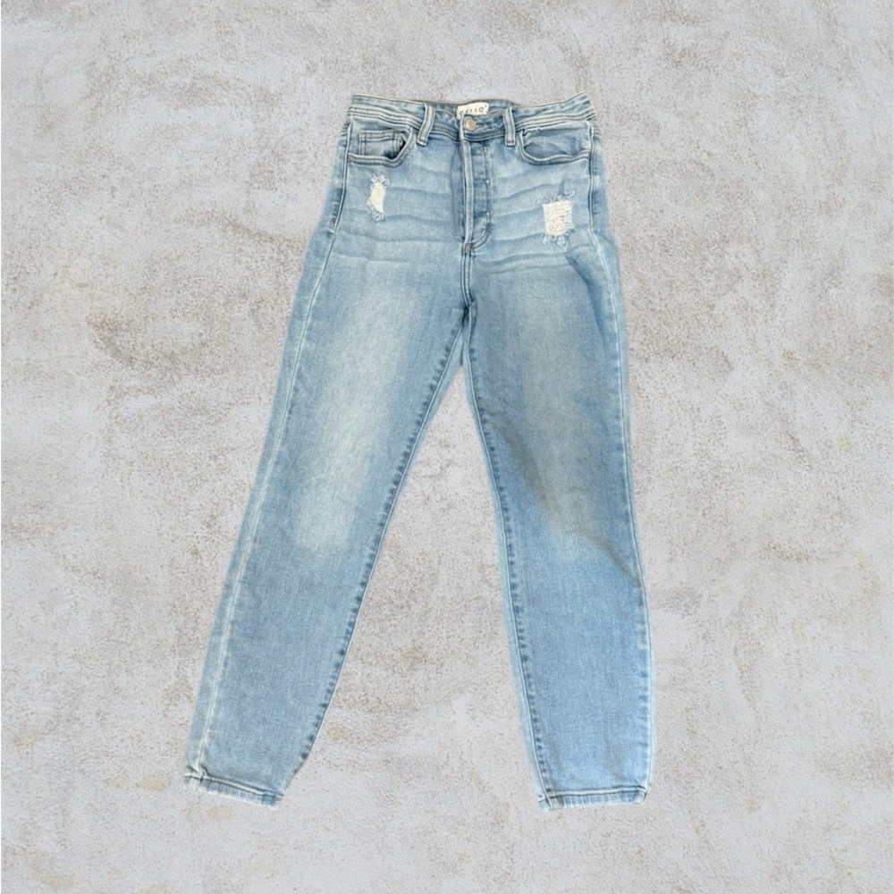Cello Women's High Rise Light Blue Jeans